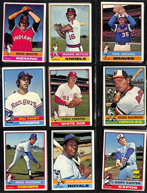 Lot Detail Topps Baseball Complete Set Of Cards W Dennis