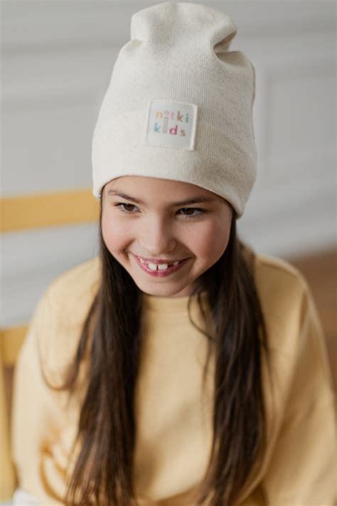 Czapka z kominem Color - różne kolory - Nitki Kids - XL - NAVY - Nitki ...