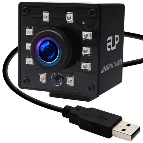 Elp Mp Cmos Ar Usb Camera With Fisheye Lens Wide Angle P H