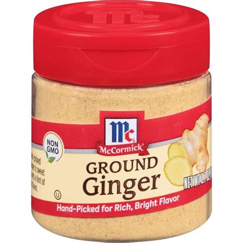 Mc Cormick Spice Ginger Ground Oz Pack Of Walmart