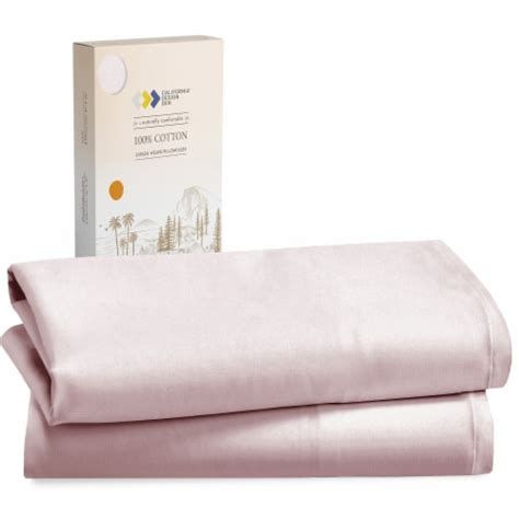 California Design Den Set Of 2 100 Cotton Sateen Soft And Cool