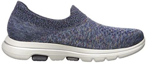 Buy Skechers Womens Go Walk 5 Sparkling Sneaker Navymulti 55 M Us