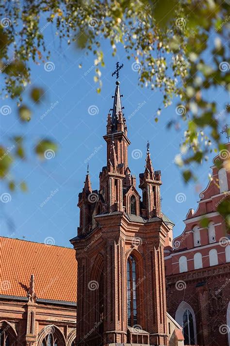 Christian Temples Of Gothic And Baroque Architecture Stock Photo