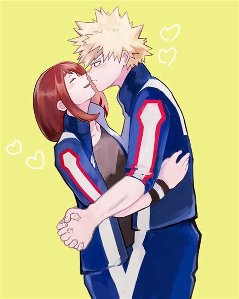 Hình ảnh Của Bakugou Katsuki х Uraraka Ochako Bakuraka勝茶 Герой