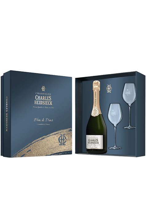 Charles Heidsieck Coffret Blanc de Blancs 2 Flûtes Champagner