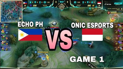 M4 Onic Esports 🇮🇩vs🇵🇭 Echo Philippines Game 1 B05 Highlights Youtube