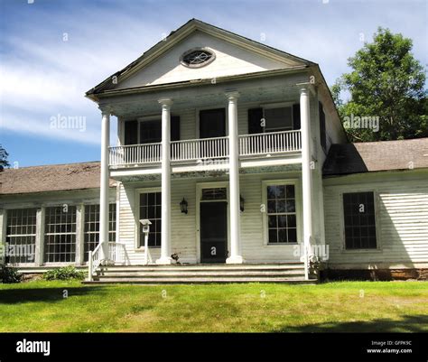 vacant  plantation style home stock photo alamy
