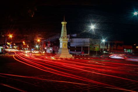 HD wallpaper: icon tugu yogyakarta, night, illuminated, city, building exterior | Wallpaper Flare