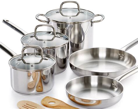 Today Only Martha Stewart Collection 12 Pc Stainless Steel Cookware Set For 50 Free