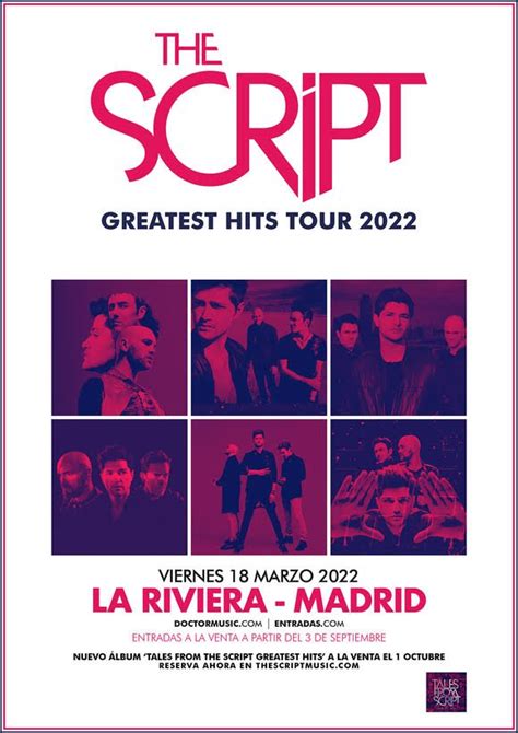 The Script anuncia único concierto en España con su Greatest Hits Tour