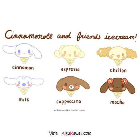 What a Kawaii Cinnamoroll and friends icecream~ (^_^) Follow Kigu ...