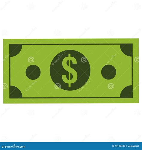 Dollar Bill Icon Stock Illustration Illustration Of Currency 74113433