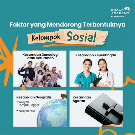 Kelompok Sosial Ciri Contoh Syarat Proses Terbentuknya