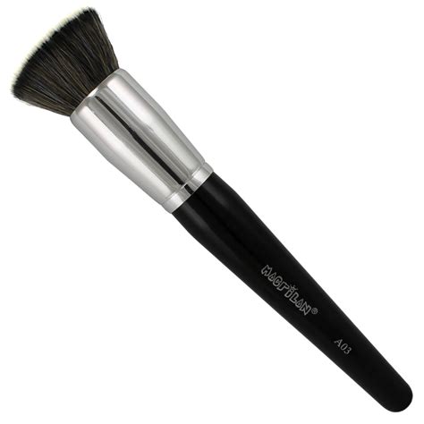 Pincel Para Maquiagem Kabuki Reto A03 Macrilan Coprobel
