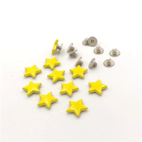 Aliexpress Buy Pcs Colored Star Screw Rivets Cones Metal