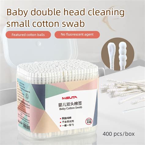 4000 pcs Pack cotton buds Algodão De Para Limpeza Do Ouvido E Nariz