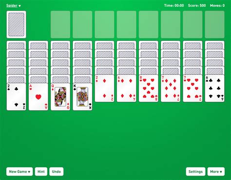 Paciencia Spider Solitaire 4 Naipes - Paciência Spider 4 naipes – Jogue online gratuitamente