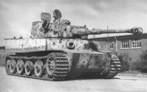 Tiger Of Leutnant Zabel From Schwere Panzer Abteilung Was Hit