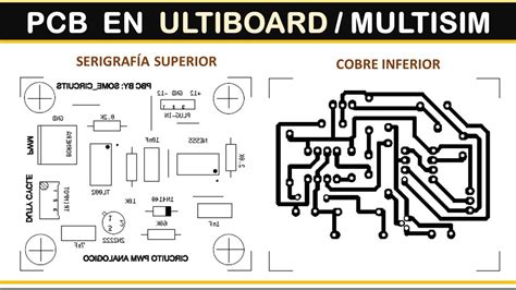 Diseño de una PCB en MULTISIM Ultiboard PCB personalizada YouTube