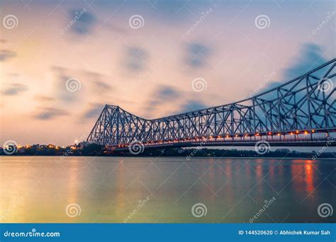 Howrah Bridge , Kolkata In Rainy Day Stock Photo | CartoonDealer.com #144520620