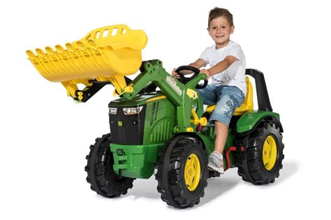 JOHN DEERE Trettraktor 8400R Mit Frontlader 2 Gang Getriebe Und Bremsen