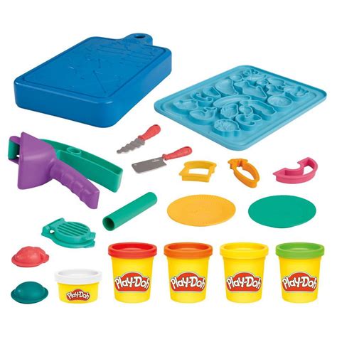 Play Doh Little Chef Starter Set With 14 Play Kitchen Accessories Kids