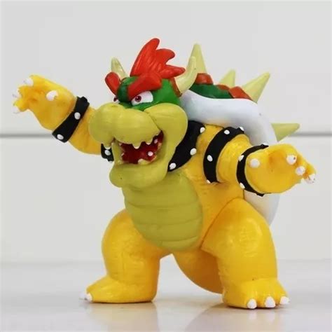 Boneco Koopa Bowser Super Mario Bros Em Pvc Action Figure