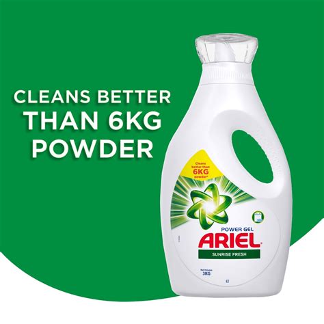 Practical Ariel Liquid Detergent Sunrise Fresh Bottle 3kg Lazada PH