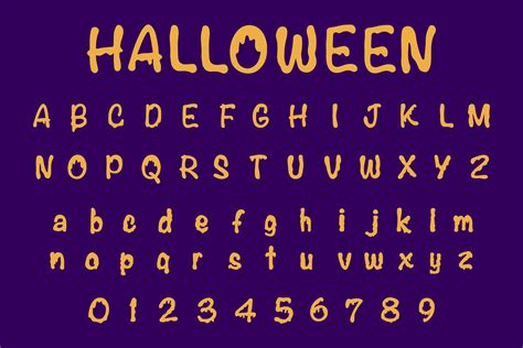 Halloween Alphabet Fonts