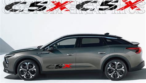 Exclusive Sport Sticker Decal Side Door Stripes Compatible With Citroen