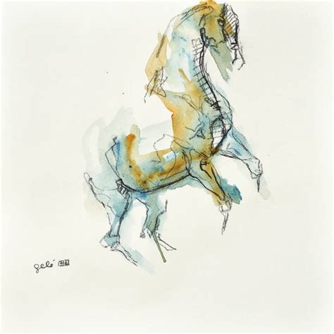Equine Nude 158 Painting By Benedicte Gele Saatchi Art