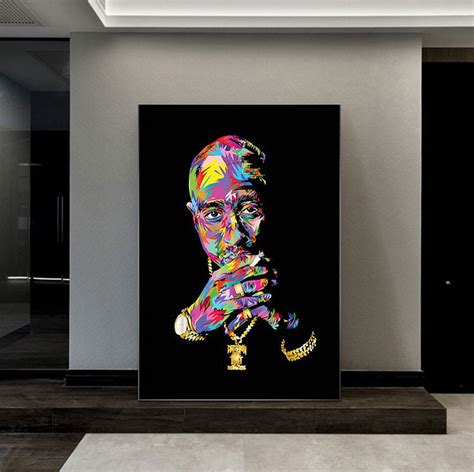 Graffiti Tupac Canvas Canvas Gallery