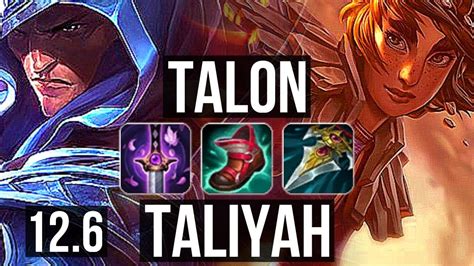 Talon Vs Taliyah Jng 74 Winrate 713 Dominating Kr Master