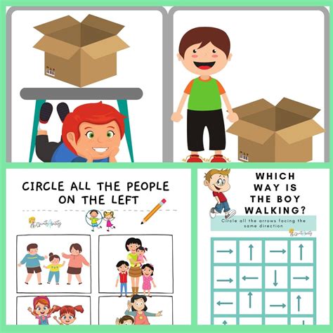 Spatial Awareness Activities And Worksheets Writeability