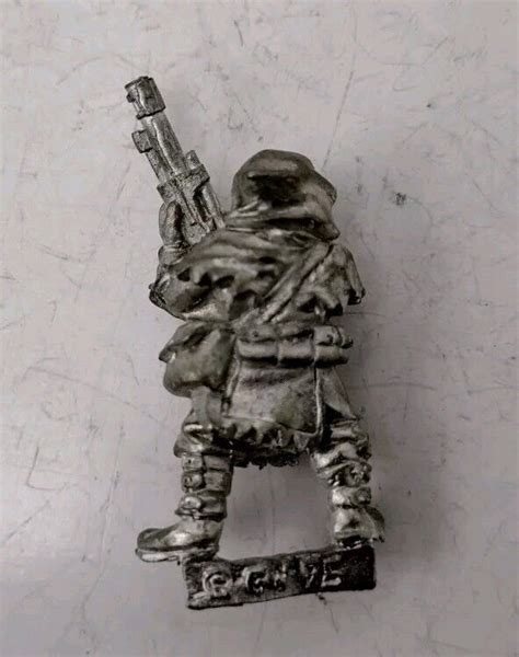 Warhammer K Necromunda Cawdor Ganger With Lasgun Metal Citadel Oop