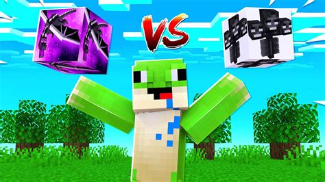 WİTHER VS ENDER EJDERHASI ŞANS BLOKLARI Minecraft YouTube