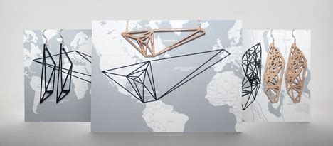 Minimal Cartography Digi Fab Data Viz Jewelry By Meshu Core