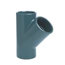 EFFAST PVCU SOLVENT CEMENT FITTINGS METRIC TEE 45 DEGREES PLAIN RFITYI