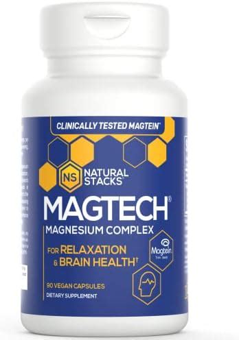 Natural Stacks Magtech Magnesium Supplement Magtein Magnesium L