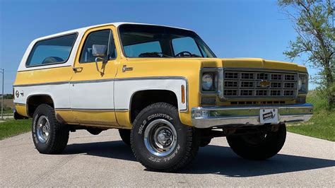 1978 Chevrolet Blazer K5 Stock 1329 Youtube