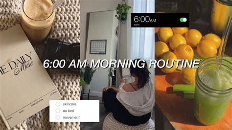 Creating 6am Morning Routine 2023 ♡ Aesthetic New Healthy Habits