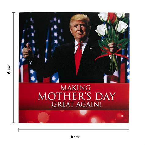 Donald Trump Mothers Day Greeting Card Talking In His Real Voice ~ New