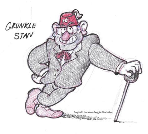 Grunkle Stan by ReggieJWorkshop on DeviantArt