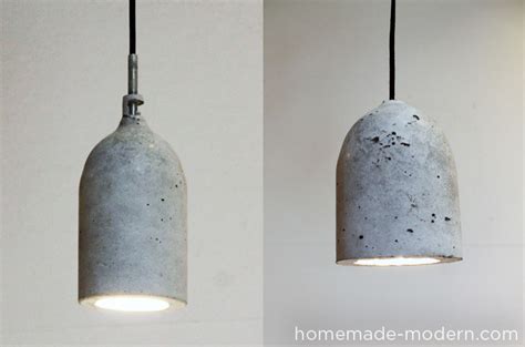 How to Make Your Own Designer Concrete Pendant Lamp