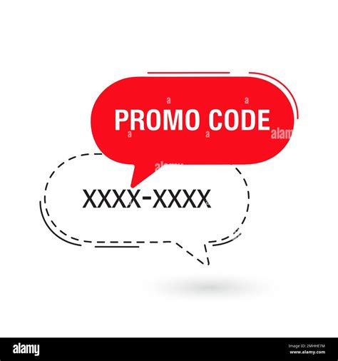 Promo Code Coupon Code Label Design Geometric Flat Banner Vector