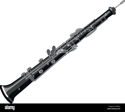 Illustration Of A Single Oboe Stock Vector Image And Art Alamy