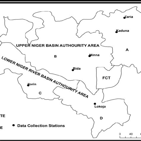 Map Of Nigeria Showing The Upper And Lower Niger River Basin Download Scientific Diagram