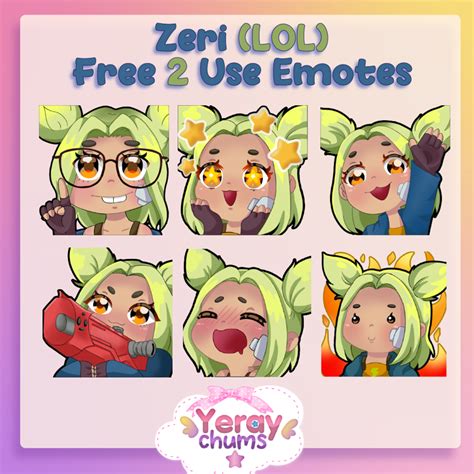 F2u Zeri League Of Legends Emotes Yerays Ko Fi Shop Ko Fi ️