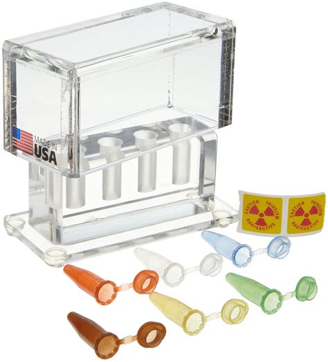 Dynalon 172334 Acrylic Beta Block Microcentrifuge Tube Storage Rack