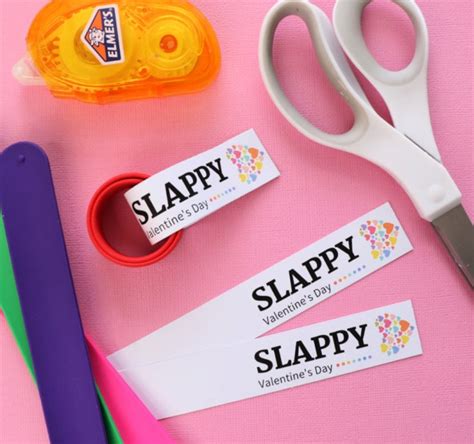 Free Printable Slap Bracelet Valentine Creative Ramblings